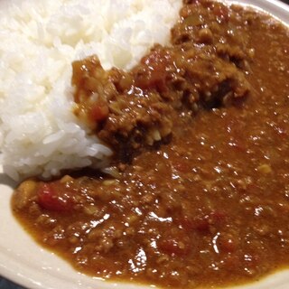 キノコのキーマカレー